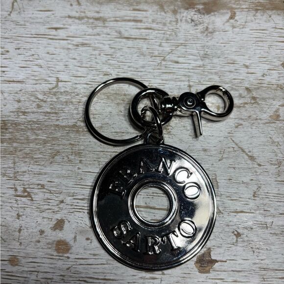 Franco Sarto Silver Tone Circle Purse Clip Key Chain EPC - Picture 3 of 4